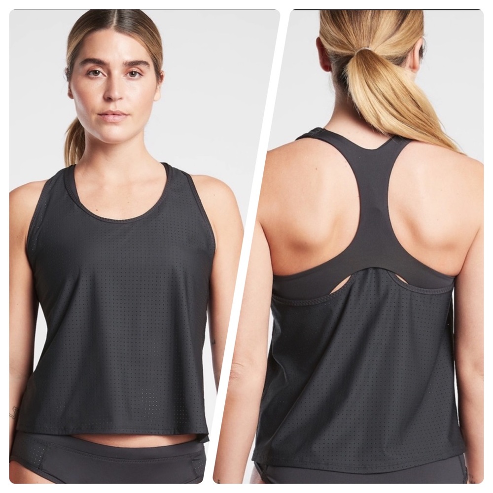 Athleta Black Cross Train Tankini Size Small -  NWT